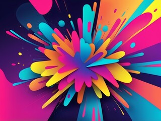 elegant design abstact neon color gradient background
