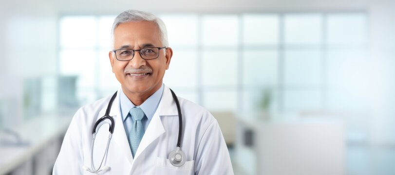 Senior Asian male doctor  image