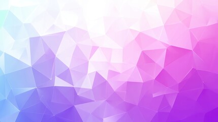 Fototapeta premium Soft pastel polygonal background in pink, purple, and blue hues.