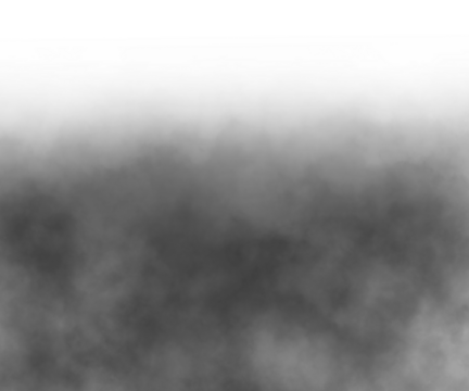 Black gradient transparent fog smoke cloud