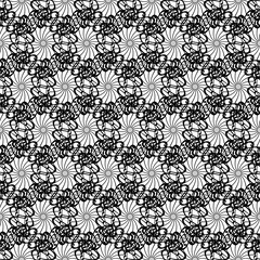 black and white seamless abstract geometric pattern for fabric home wear surface design packaging