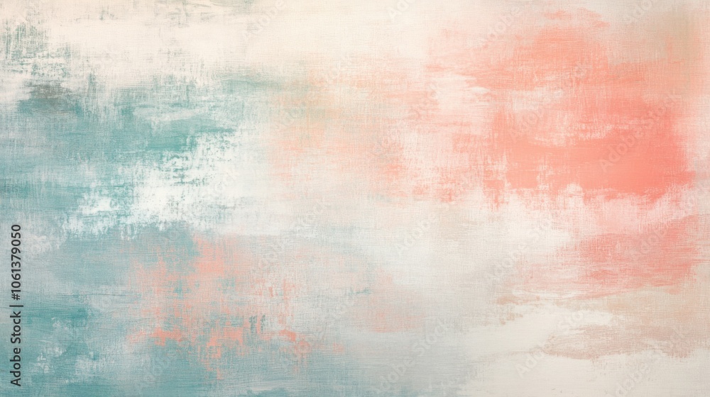 Poster soft pastel background with subtle canvas texture