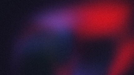 Dark grainy background, blue purple red black abstract noise texture, vibrant color flow, banner poster header backdrop design, copy space