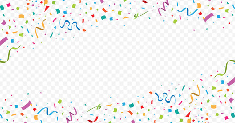カラフルな紙吹雪・キャンペーン素材