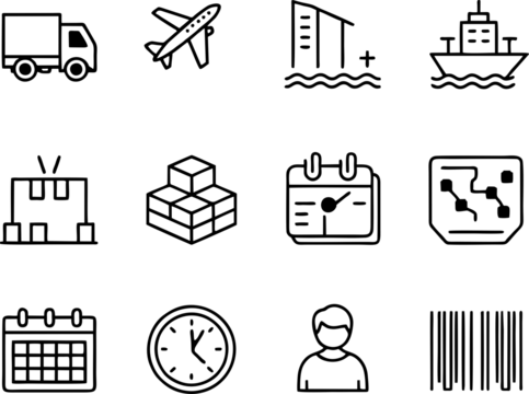 set of icons for business