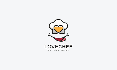Fototapeta premium Chef logo design vector template