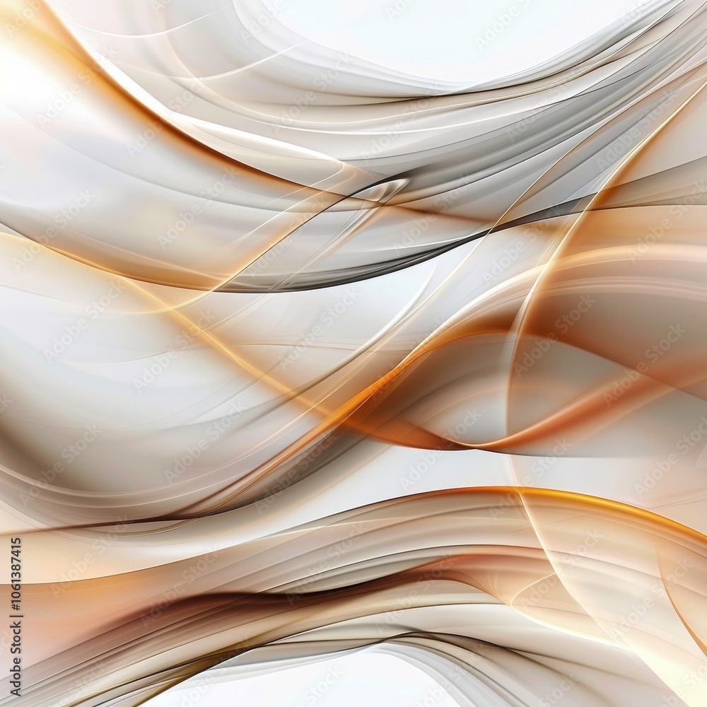 Poster smooth abstract lines in motion