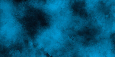 watercolor background concept design background with smoke, watercolor painted mottled blue background, blue texture cloudy background, grungy blue stucco wall background in cold mood for web design.