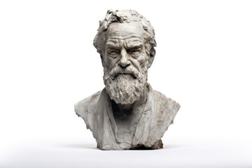 Obraz premium Sculpture portrait statue photo.