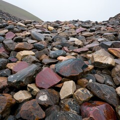 Fototapeta premium Colorful rocky landscape