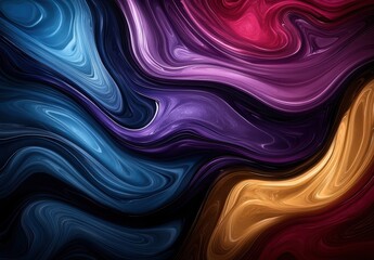 Vibrant abstract fluid art background