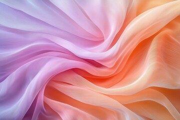 Obraz premium Vibrant abstract background with flowing fabric