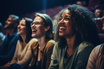 Obraz premium Laughing adult fun togetherness.