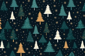 Christmas tree backgrounds pattern illuminated.