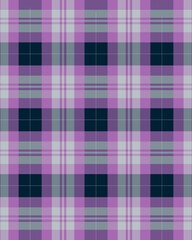 Seamless tartan plaid pattern background. Fabric texture. Vector.