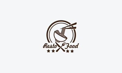Sushi logo design vector template