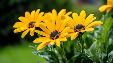 Brighten your garden with vibrant yellow flowers