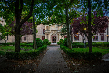 Calles principales de Valladolid, España. Capital de la Comunidad Autónoma de Castilla y León