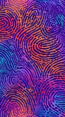 Fototapeta premium Abstract pattern with vibrant colors. AI.
