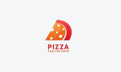 Pizza logo design vector template