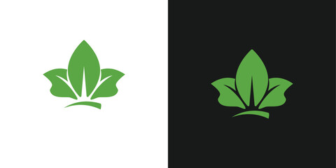 Leaf design logo inspiration for business icon 	