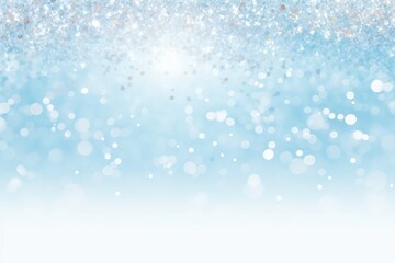 Fototapeta premium Shimmering pastel blue particles backgrounds christmas outdoors.