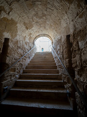 Inside the Venetian fortress Koules, Heraklion, Greece