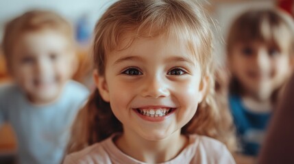 Smiling Little Girl Portrait
