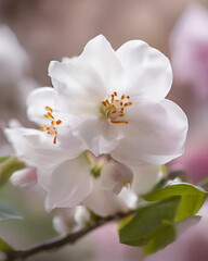 Fototapeta premium summer bloom, shade-loving plants, flowering shade plants, garden perennials, shade garden, colorful foliage, summer flowers, backyard garden, partial shade plants, woodland garden, lush shade plants,