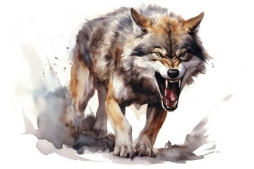 Fototapeta premium Wolf mammal animal pet.