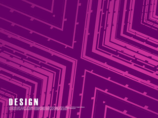 Purple, Purple pink gradient vector texture with abstract lines. Smart illustration in abstract style with gradient lines. Simple template for your design.