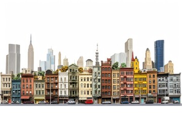 Obraz premium City architecture metropolis cityscape.