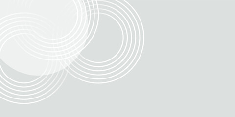 White geometric abstract background overlap layer on bright space with lines effect decoration.eps10