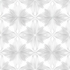 Delicate Intricate Linear Design on Clean Background
