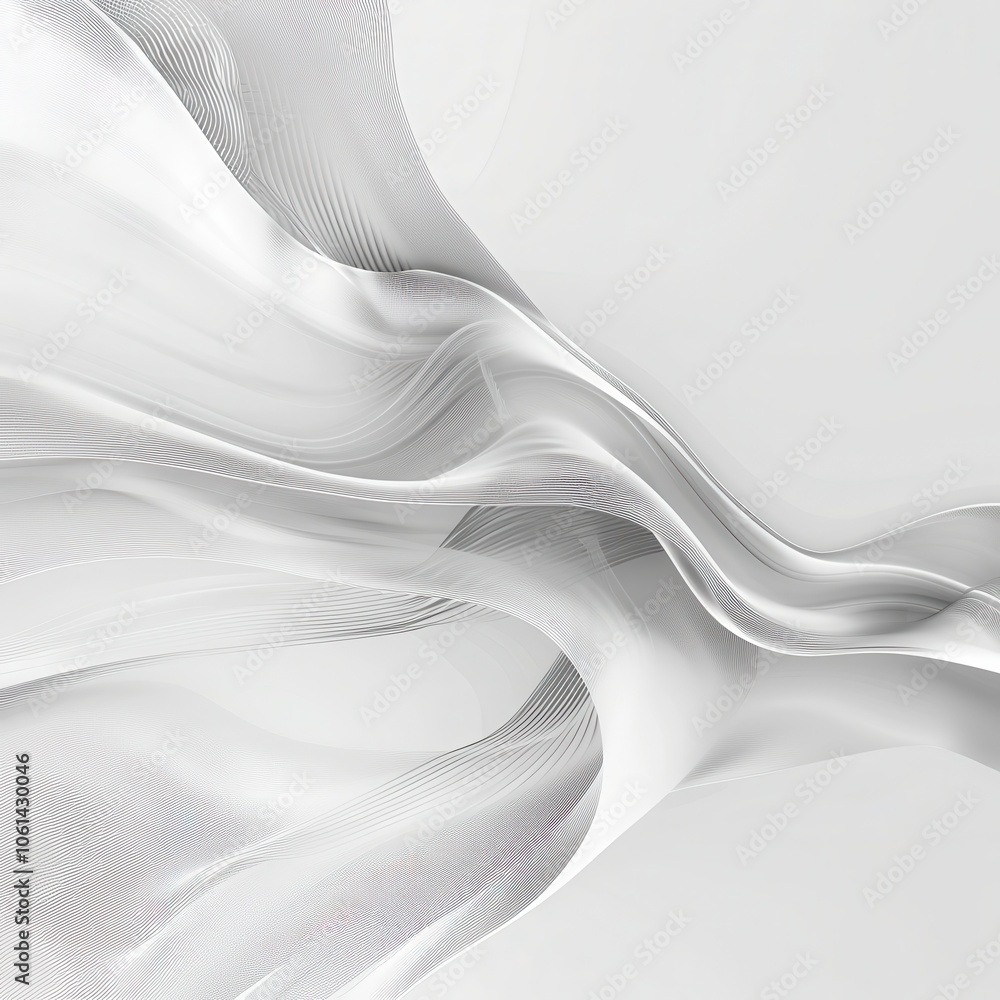 Poster minimalist motion effect with simple lines
