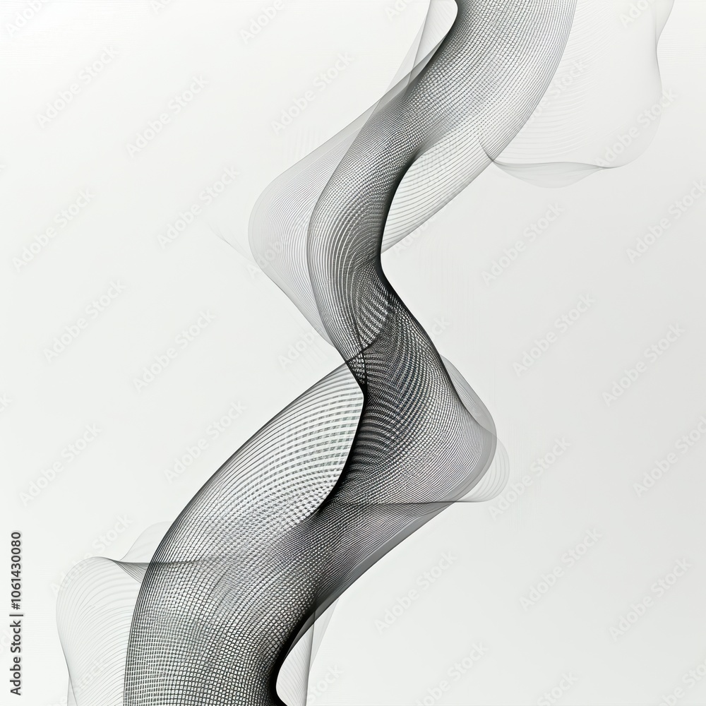 Poster abstract minimalist motion with simple lines