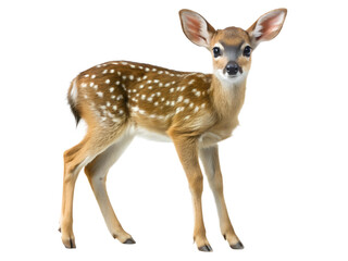 cute baby  deer  isolated on transparent background