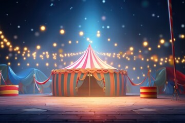 Circus Tent circus outdoors lighting.