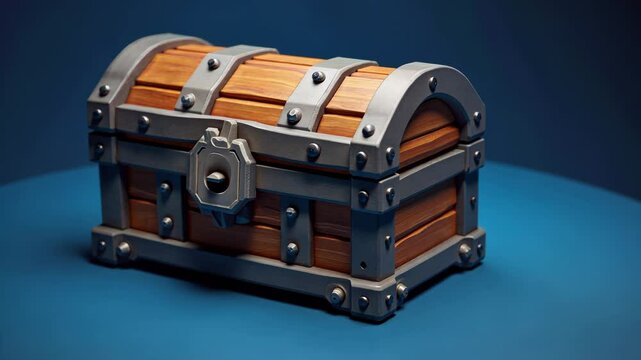 Wooden Treasure Chest