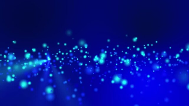 Fantastische Winter-Hintergrundanimation mit Pulverschnee und Beleuchtung.