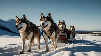 A beautiful Dog Sled