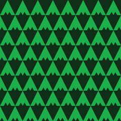 Seamless green vintage art deco diamond pattern vector