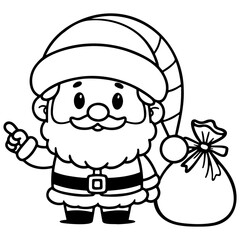 Santa Claus Illustration.