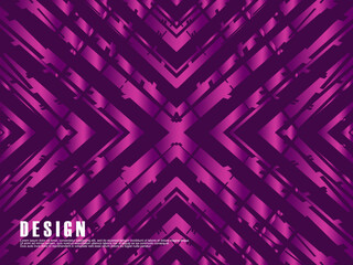 Purple, Purple pink gradient vector texture with abstract lines. Smart illustration in abstract style with gradient lines. Simple template for your design.