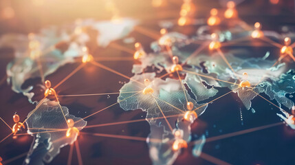 Social network concept.