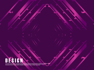 Purple, Purple pink gradient vector texture with abstract lines. Smart illustration in abstract style with gradient lines. Simple template for your design.