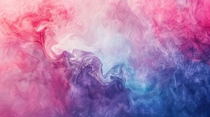 A colorful, abstract painting with a purple, pink, and blue swirl. Fluid Blur texture