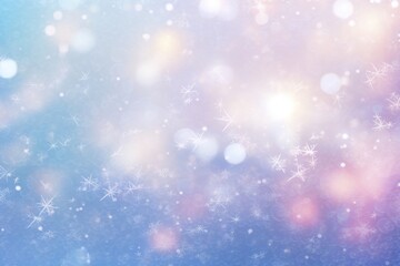 Obraz premium Winter snow pattern bokeh effect background backgrounds snowflake nature.