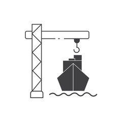 Delivery cargo and Logistic icon