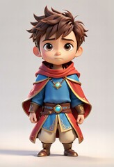 A minimalist chibi arcanist character design.